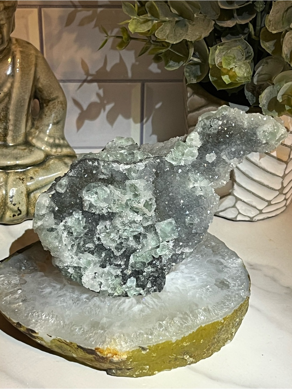 Gorgeous Guitar 🎸 Shaped Sugar Fluorite